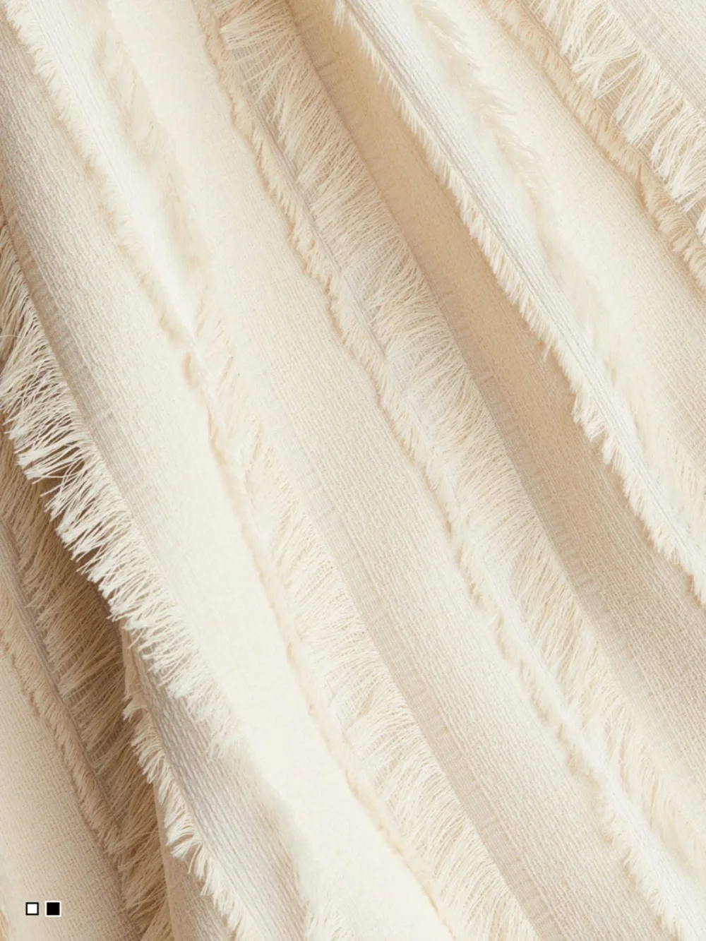H&M Cream Textured Maxi Slip Dress - Picture 4 of 11